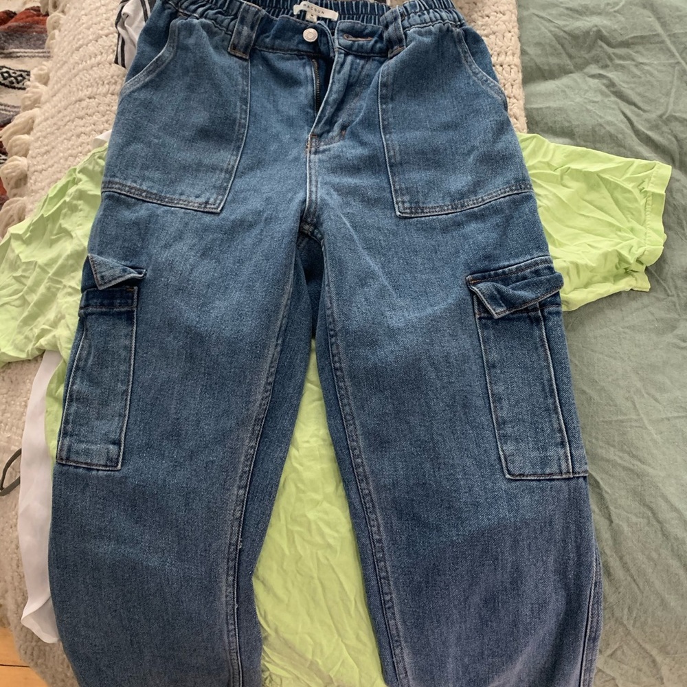 PacSun Cargo Blue Jeans